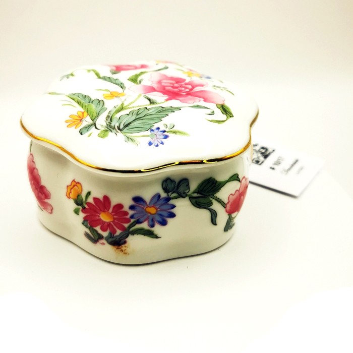 Бонбоньерка Royal Worcester Hammersley - Элегантная Керамическая Подарочная Шкатулка