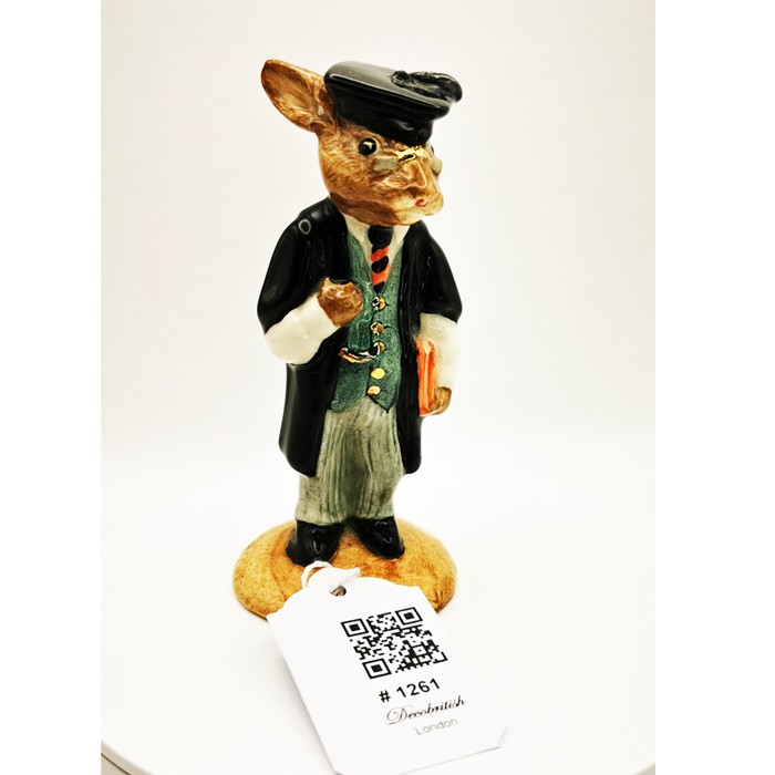 Royal Doulton Bunnykins: Schoolmaster Figurine – Cute Rabbit Figure