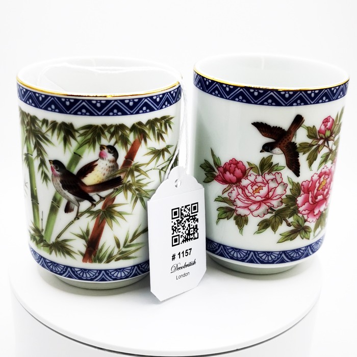 Franklin Mint Japanese Style Tea Cup – Elegant Handcraft