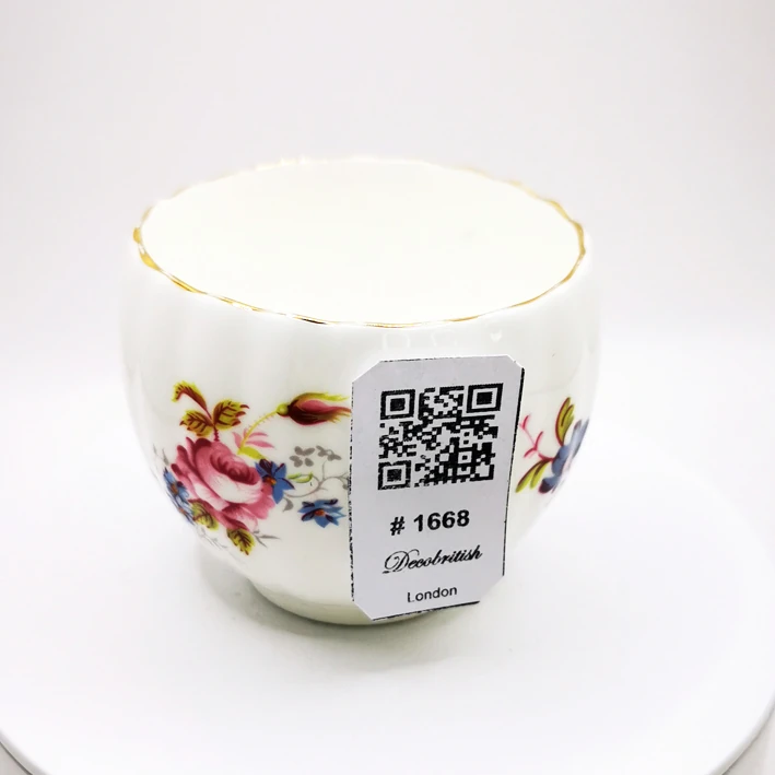 Coalport Collectible Jam Pot – Elegant English Porcelain Serving Dish, Decorative Object