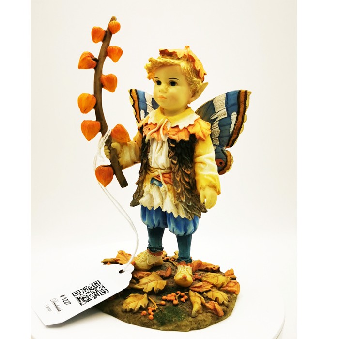 The Leonardo Collection Angel: Elfin Lanterns by Christine Haworth – Elegant Elfin Angel Figurine