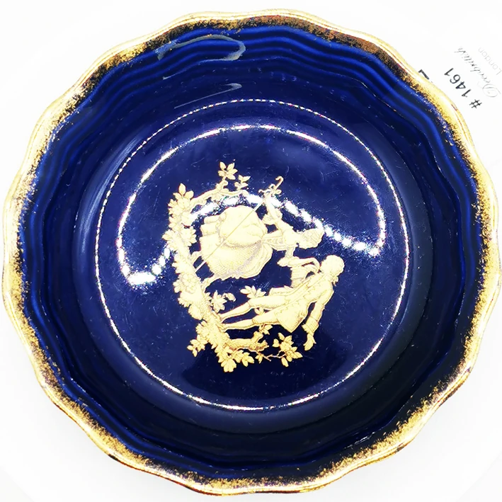 Limoges Kobalt Sunumluk - Fransız Zarafetiyle Sofralarınıza Mavi Bir Şıklık