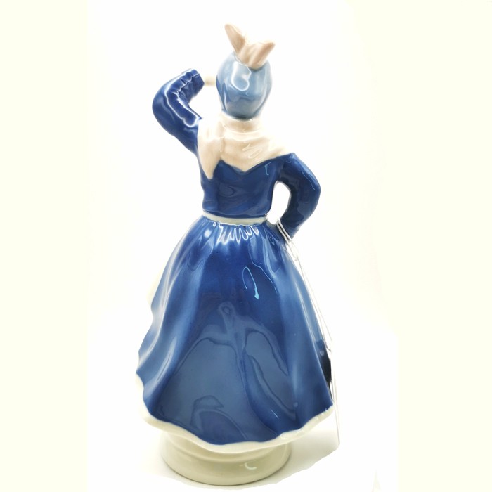 Traditional GDR Folklore Dancer Figurine - 17.5 cm Decorative Ceramic Figure