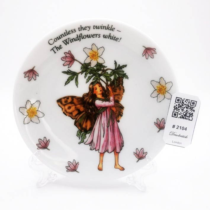 Flower Fairies The Windflower Fairy Plate