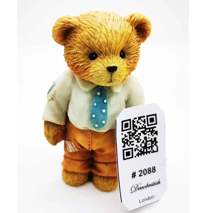 Vintage Cherished Teddies "Child of Pride" Collectible Bear Figurine - Proud Child Themed Nostalgic Figurine