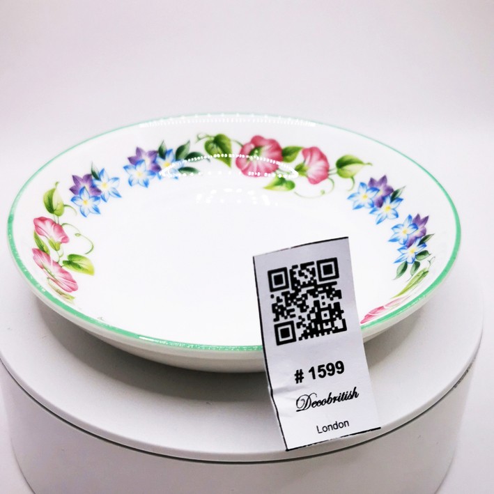 Royal Worcester Zarif Lokumluk - Pastel Çiçek Desenli, İngiliz Porselen Zarafetiyle Koleksiyonluk Sunum Objesi