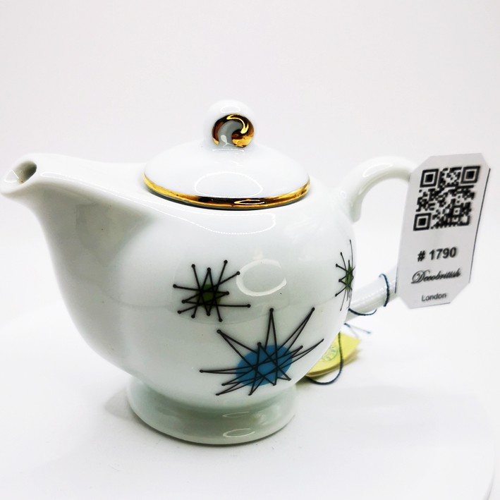 Porcelain Art მინია ვინტაჟი ჩაიდანი - ჩაიდანი გაყინული დროსში, იშვიათი კოლექციონერი