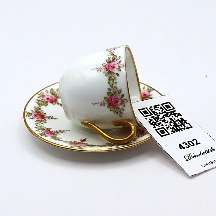 Coalport Eski Damgalı Antika Minyatür Fincan