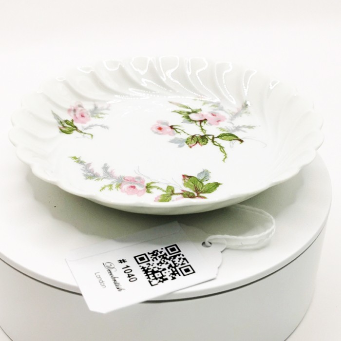Limoges Porselen Lokumluk Tabak - 11 cm Çapında Zarif Fransız Tasarımı