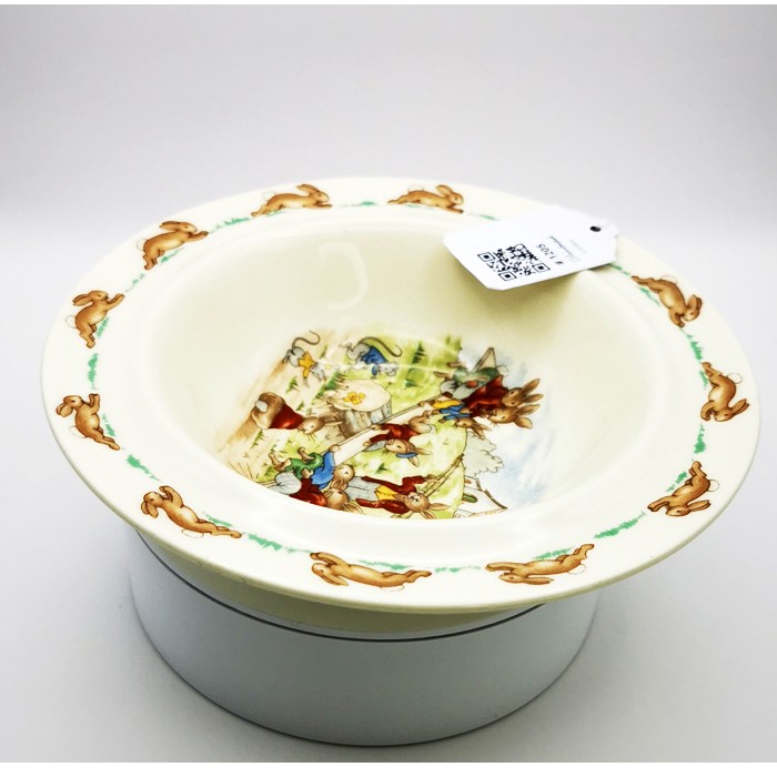 Royal Doulton Bunnykins Bowl – Cute Child Figurine Porcelain