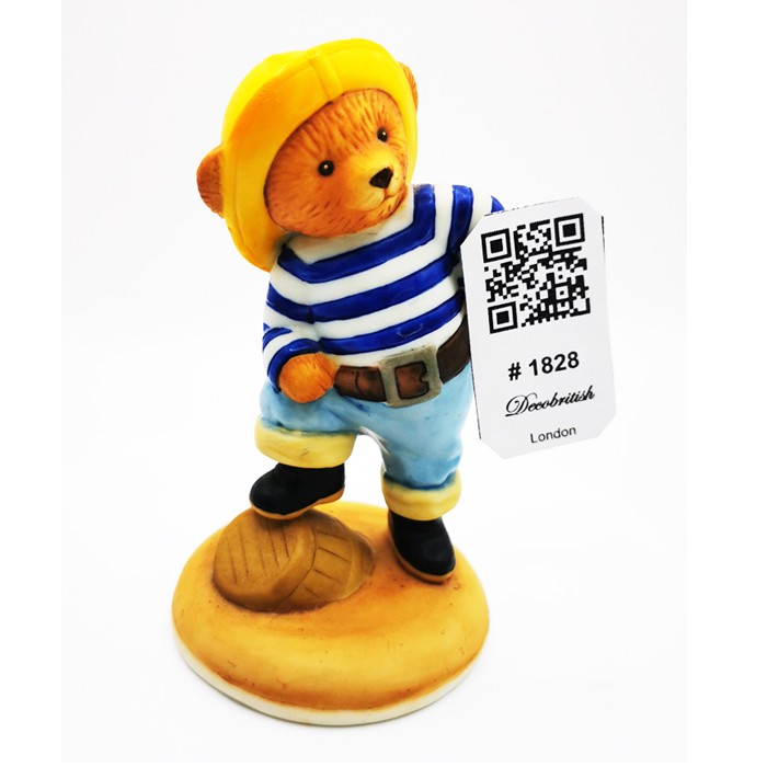 Franklin Mint Old Ted Bear Figurine – Elegant and Collectible Piece