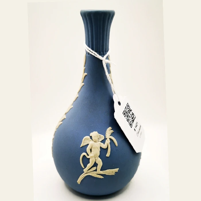 Wedgwood Blue Vase – Handcrafted Jasperware Collector's Vase