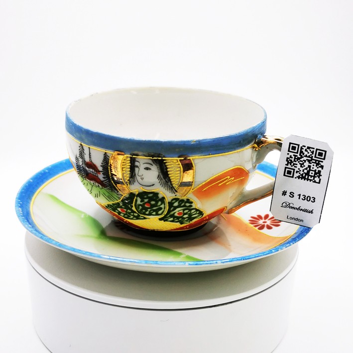 Vintage Klimax Foreign Japon Çay Fincanı -  Nadir Japon İşçiliği Koleksiyonluk