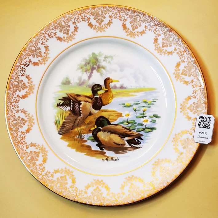England Made Bird Wall Plate