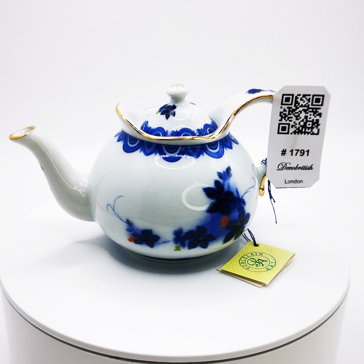 Porcelain Art Miniature Vintage Teapot - Mysterious Teapot, Rare Collectible Secret