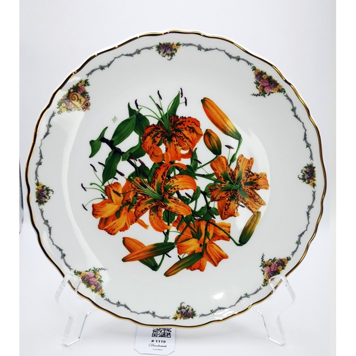 Royal Albert "Tiger Lily" Collector's Plate – Signed by Sara Anne Schofield