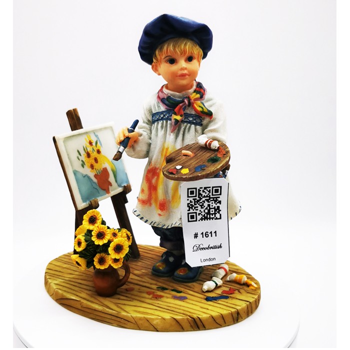 The Leonardo Collection "The Masterpiece" Collectible Figurine – Christine Haworth Signed, The Masterpiece of Artistic Elegance