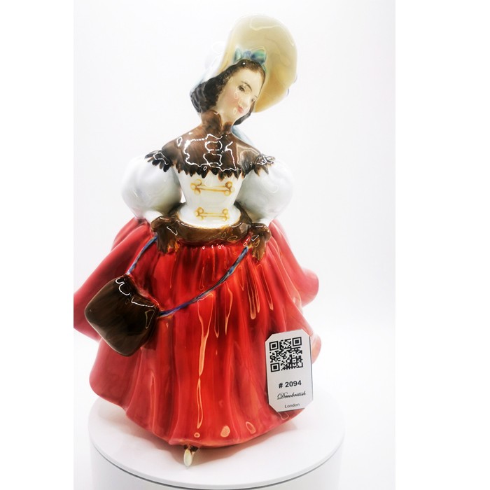 Vintage Royal Doulton The Skater Figurine - English Porcelain Collectible Ice Skating Figurine