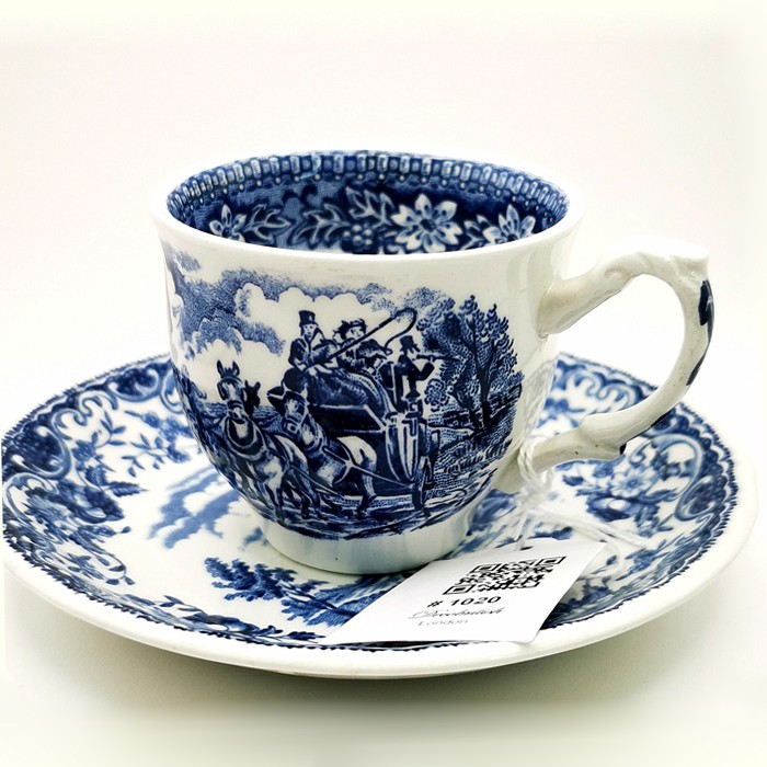 Royal Tudor Ware Cup - Coaching Taverns 1828 Pattern Coffee Cup