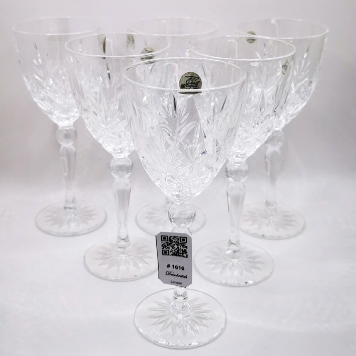 Crystal d'Arques Val de Loire Crystal Wine Glass Set – 6-Piece Elegant Luxury for Your Table