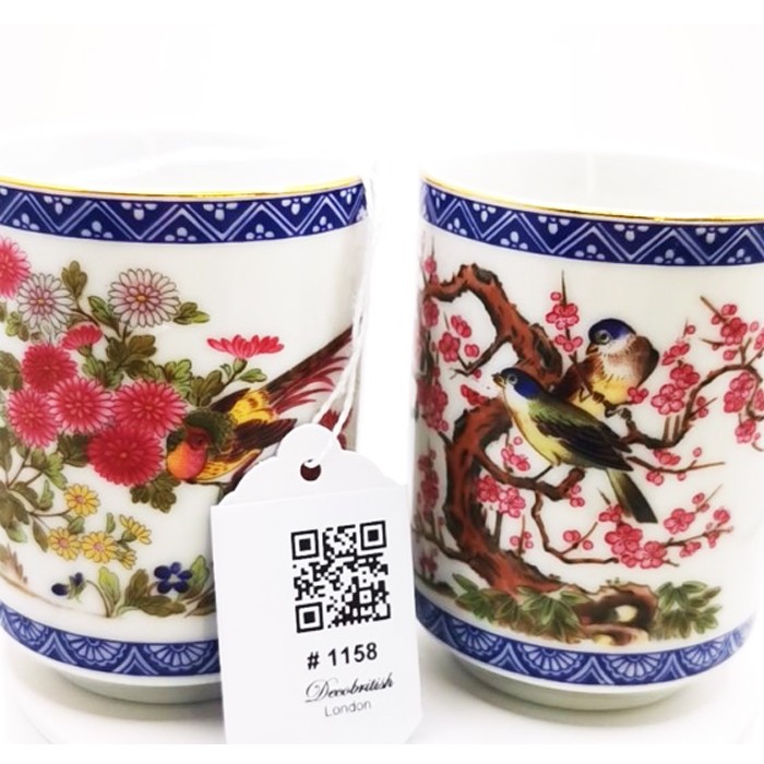 Franklin Mint Japanese Style Tea Cup – Handmade Elegance