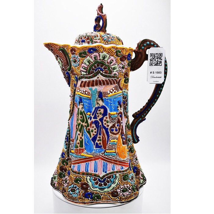 Japanese Embellished Teapot - Handmade Ceramic Teapot