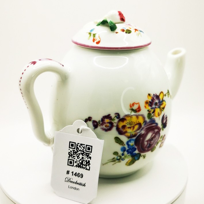 Victoria and Albert Museum Mennecy Teapot – A Distinguished Touch for Your Tea Time with English Museum Elegance