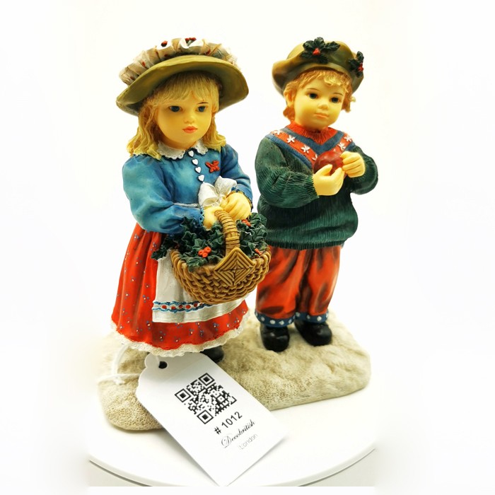 The Leonardo Collection Winter Walk by Christine Haworth Handmade Woman Figurine - 11.5 cm Elegant Collectible Figurine