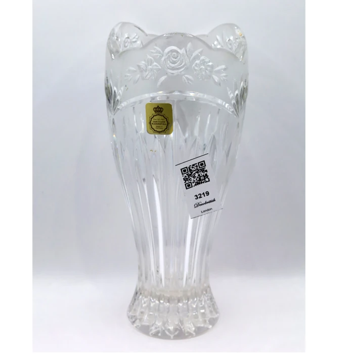 Bleikristall German Lead Crystal Vase – 24% PBO, 20 cm