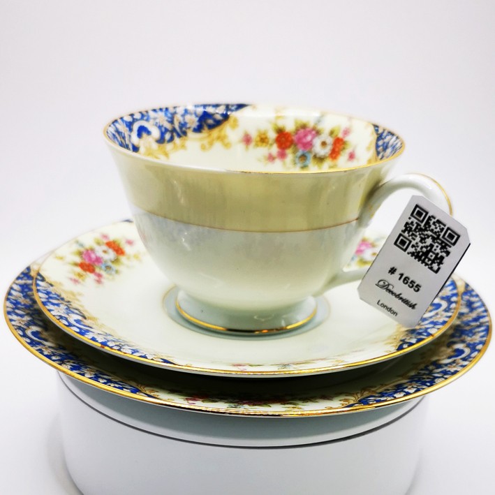 Noritake Trio Koleksiyonluk Çay Boyu Fincan - Zarif Japon Porseleni, Seçkin Çay Keyfi