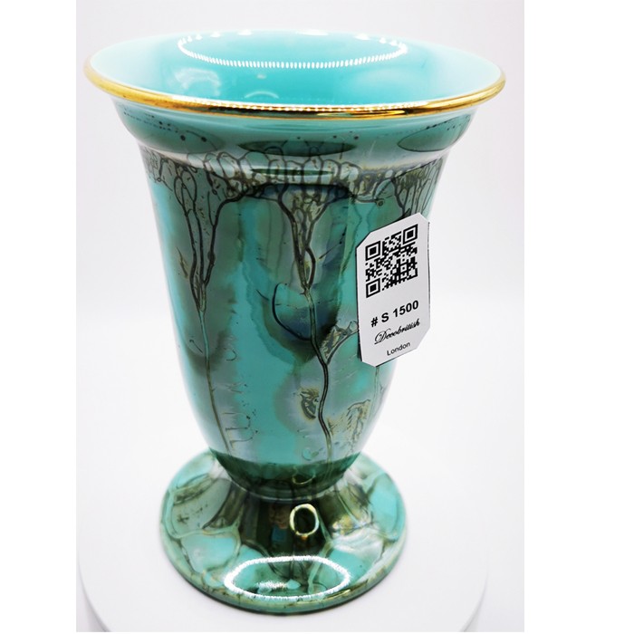 Holland Turquoise Vase - Handmade Ceramic Vase