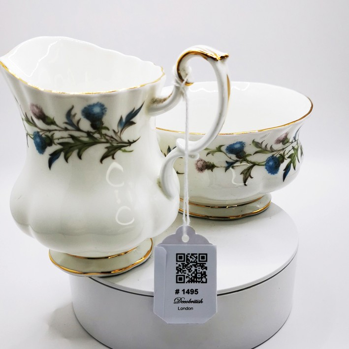 Royal Albert Creamer and Sugar Set – Perfect Harmony for Your Breakfast Tables with English Elegance