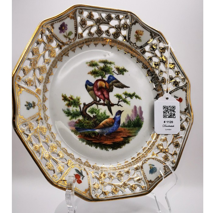Bavaria Kuş Serisi Porselen Duvar Tabağı – 21 cm