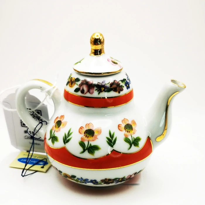 Porcelain Art Minyatür Koleksiyon Çaydanlık - El İşçiliğiyle Yaratılan Zarif Dünya