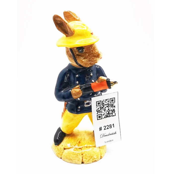 Royal Doulton Bunnykins: Fireman biblosu