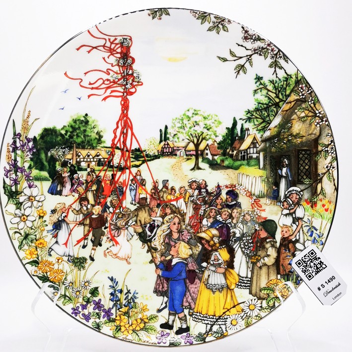 Wedgwood May Day Plate - Collectible Porcelain Plate
