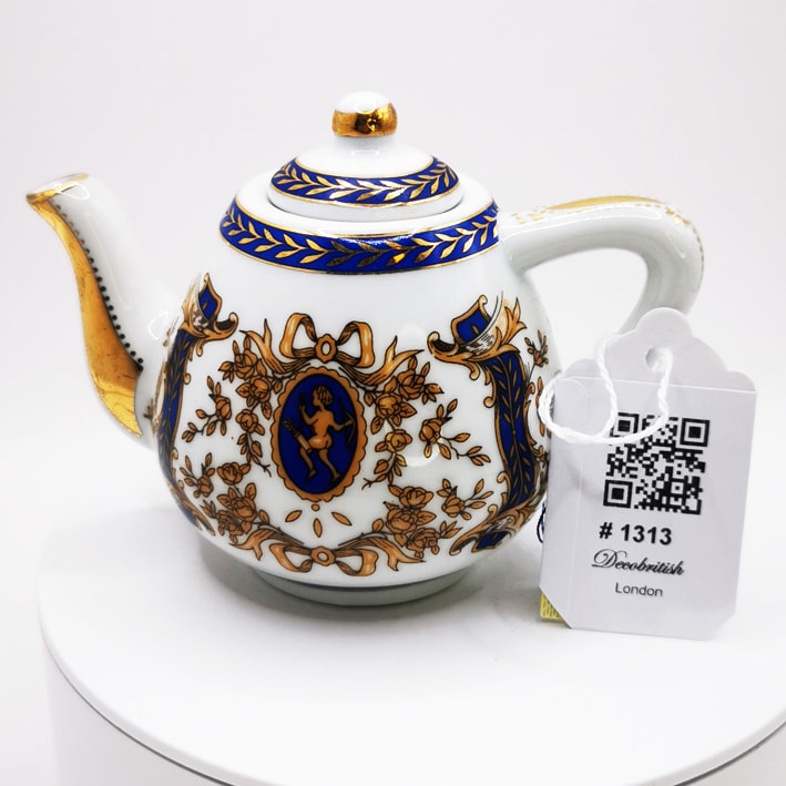Porcelain Art Miniature Çaydanlık – Şık Tasarım