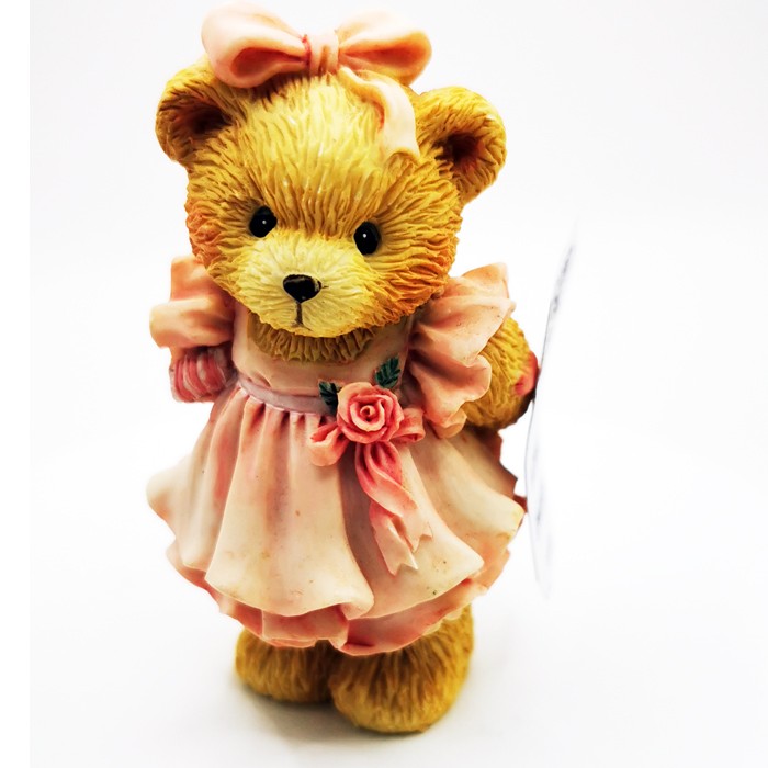 Vintage Cherished Teddies "Child of Love" Collectible Bear Figurine - Love Themed Nostalgic Figurine