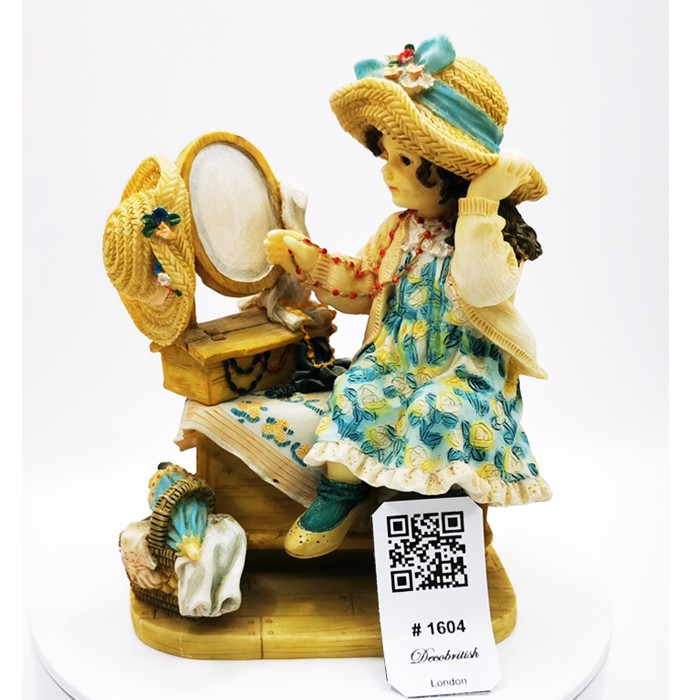 The Leonardo Collection "Monday's Child" Sad Child Figurine – A Signed Collectible by Christine Haworth, Emotional Depiction