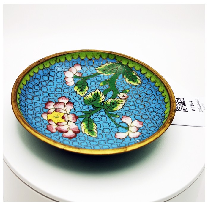 Cloisonné Blue Plate - A Design Where Aesthetics and Elegance Meet