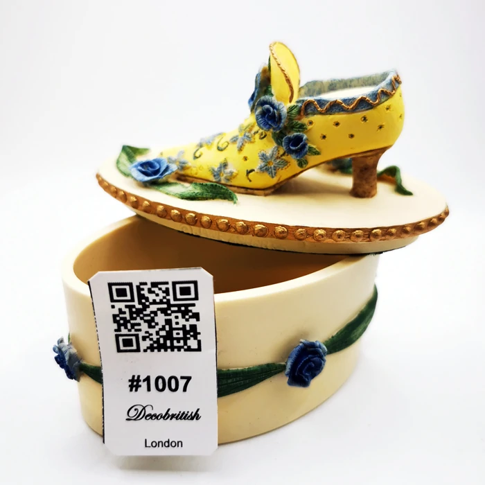 Willow Hall Shoe Trinket Box Victorian Shoes Collection