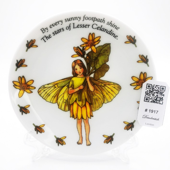 Flower Fairies The Celandine Fairy Patterned Vintage Plate
