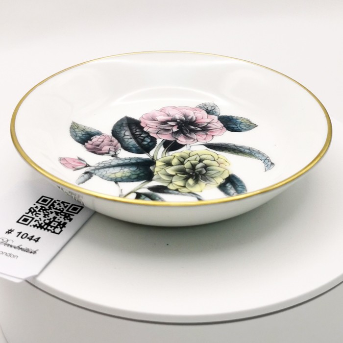 Royal Worcester Porcelain Candy Dish/Serving Plate - 10 cm Elegant English Design