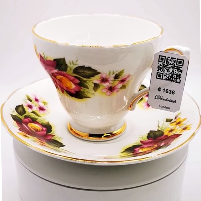 Royal Sutherland Elegant "Tea Length" Collectible Cup – English Tea Delight with Select Design