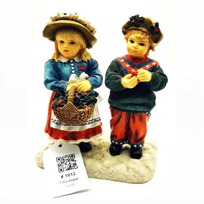 The Leonardo Collection Winter Walk by Christine Haworth Handmade Woman Figurine - 11.5 cm Elegant Collectible Figurine