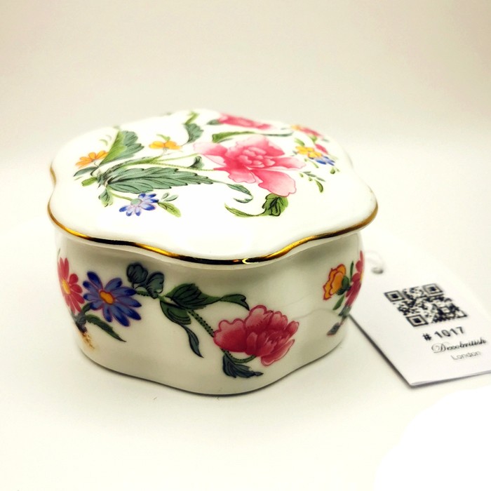 Royal Worcester Hammersley Bonbonnière - Elegant Ceramic Gift Box