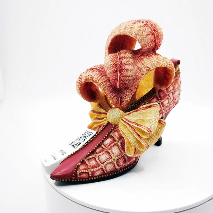 Willow Hall Age of Elegance Shoe "Feathers & Frills"
