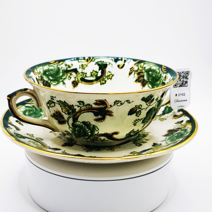 Mason's Green Patterned Classic Soup Bowl