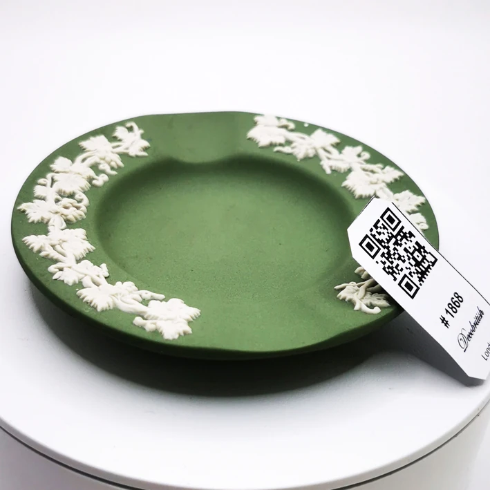 Пепельница Wedgwood Green Jasper - Винтажный Английский Домашний Декор