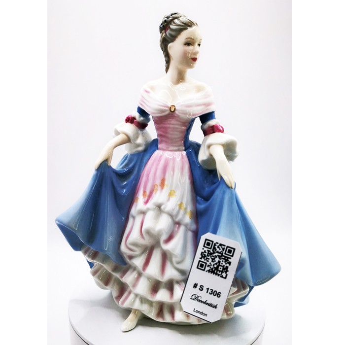 Vintage Royal Doulton Southern Belle Porcelain Figurine - English Elegance
